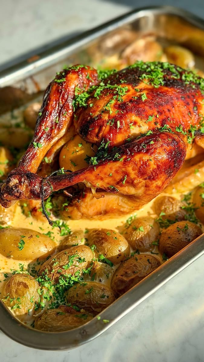 Le poulet du dimanche en famille